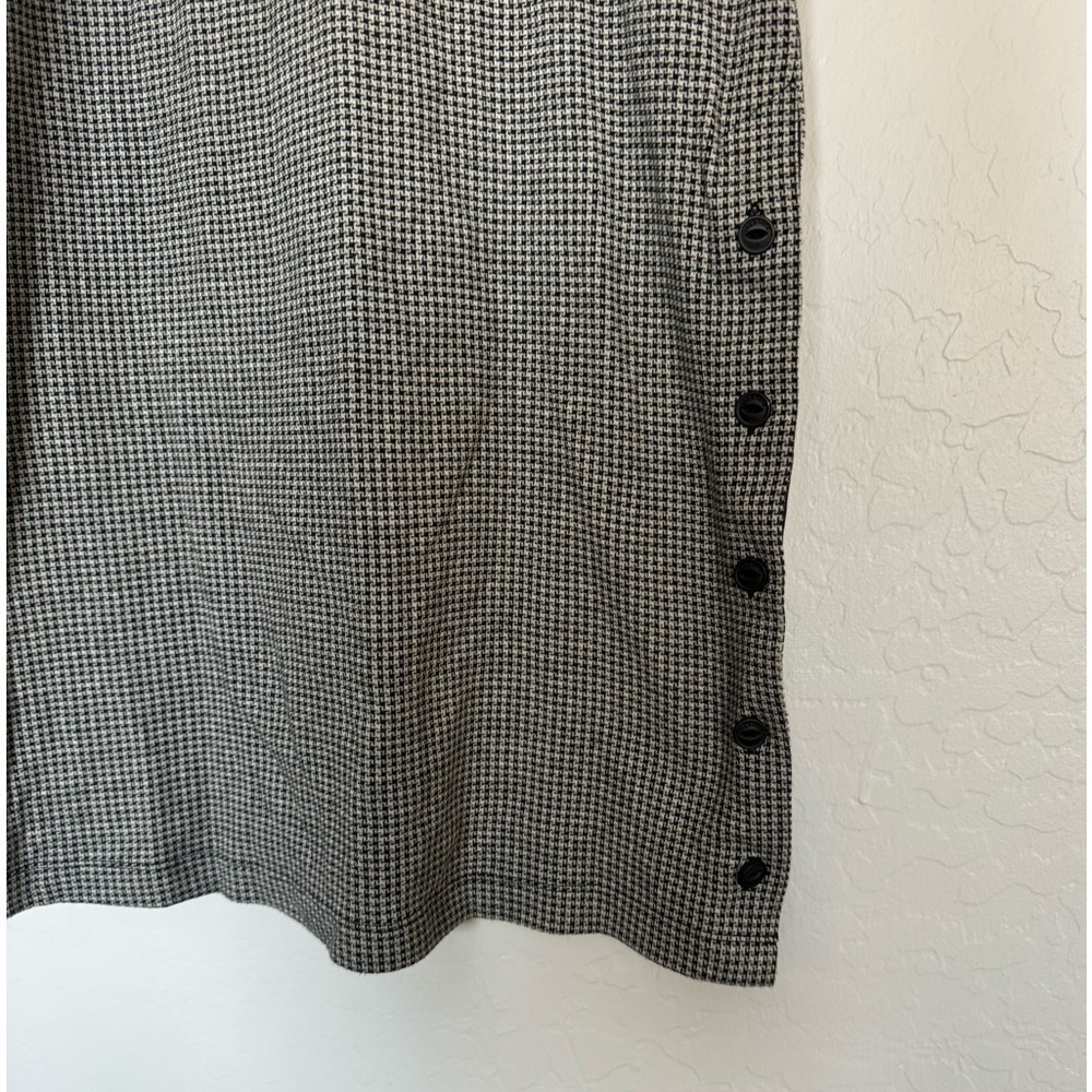 Rag & Bone Mari Button Hem Houndstooth Midi Tank … - image 5